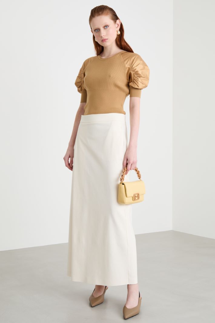 Asymmetric maxi skirt Intrend