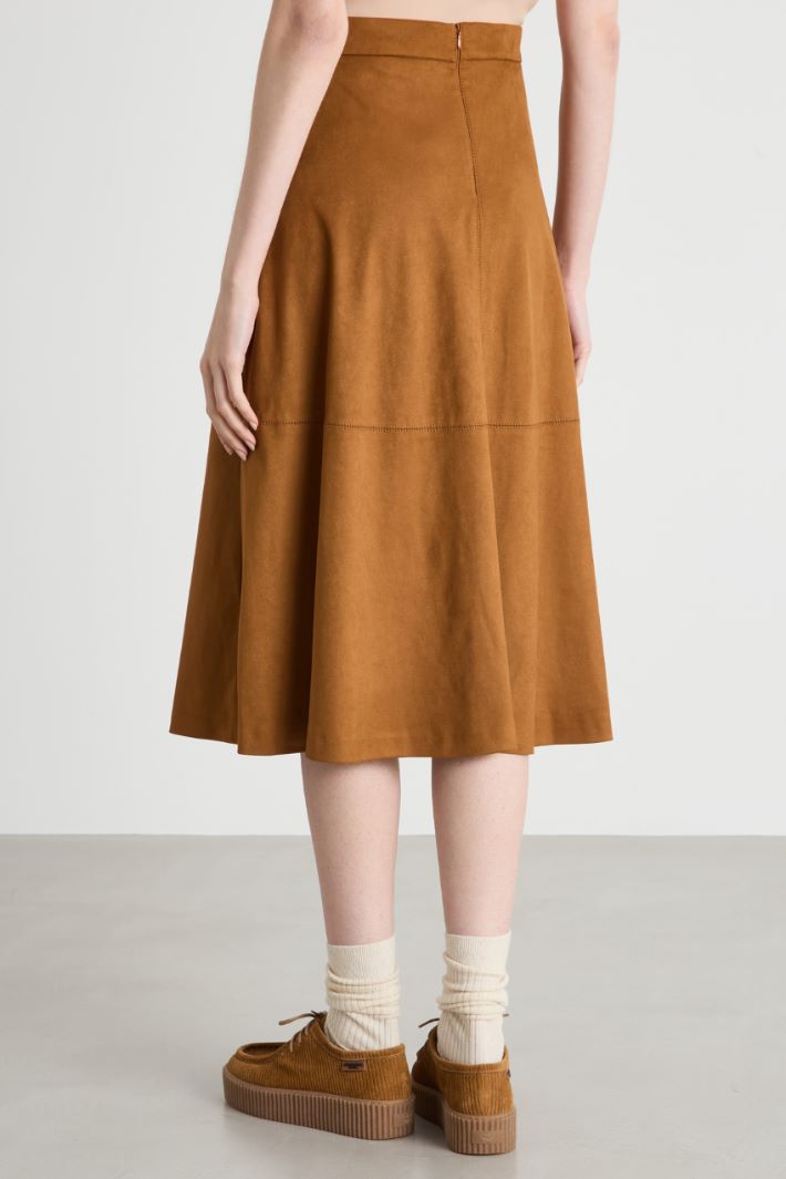 Velvety jersey skirt Intrend - 4