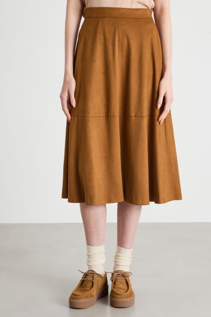 Velvety jersey skirt Intrend - 2