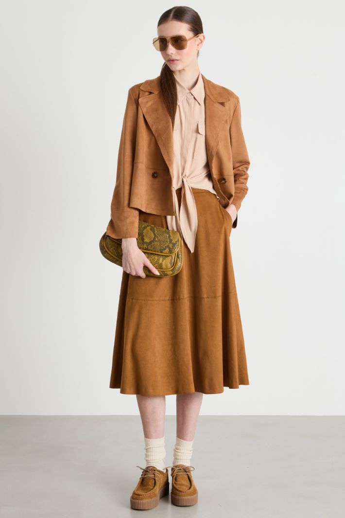 Velvety jersey skirt Intrend