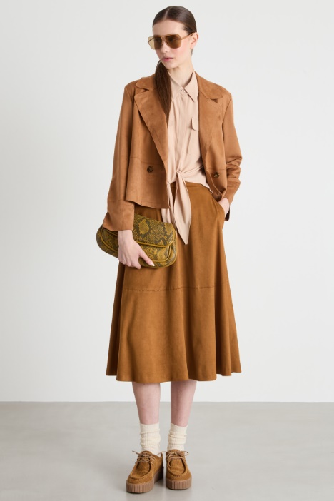 Velvety jersey skirt Intrend