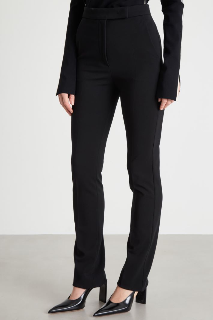 Slim-fit jersey trousers Intrend - 2