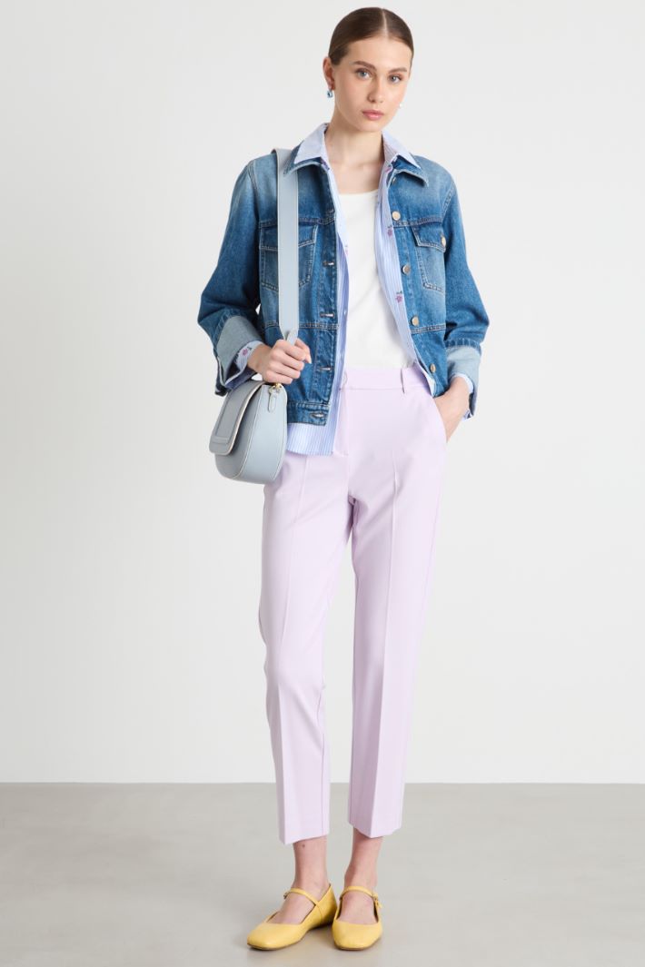 Pantalone a sigaretta stretch Intrend