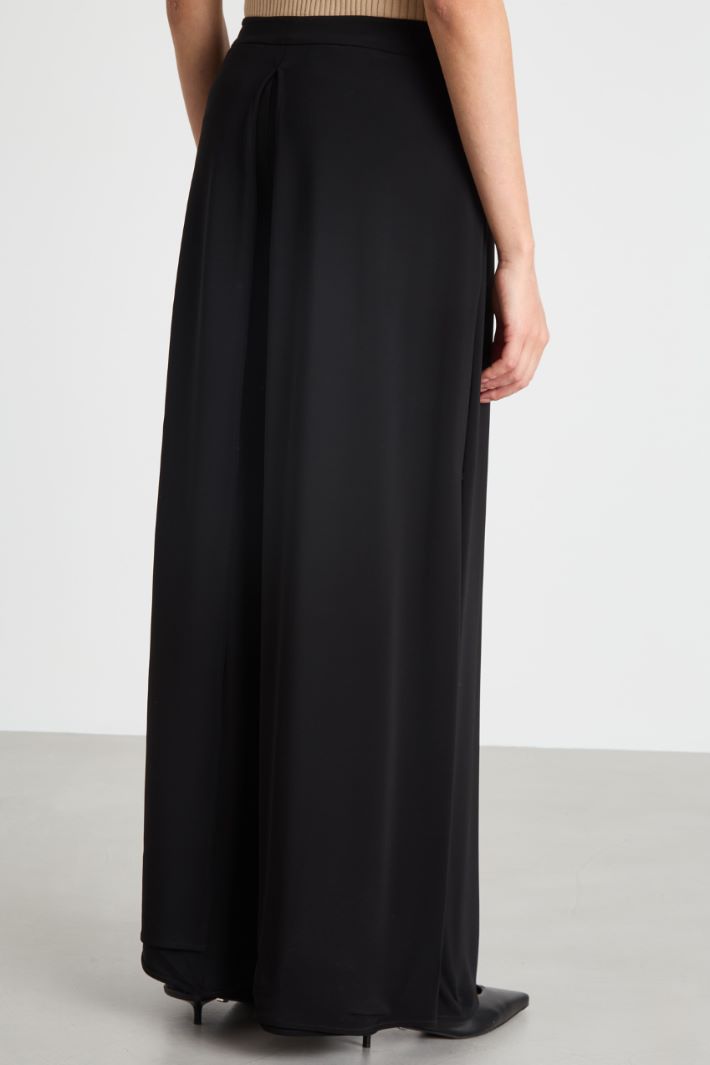 Crepe jersey trousers Intrend - 4