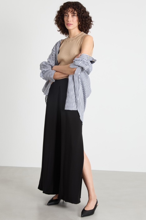 Crepe jersey trousers Intrend