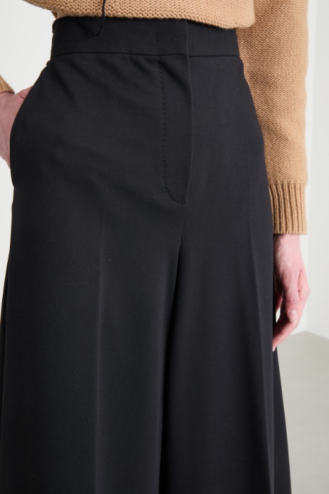 Pantalone in jersey compatto