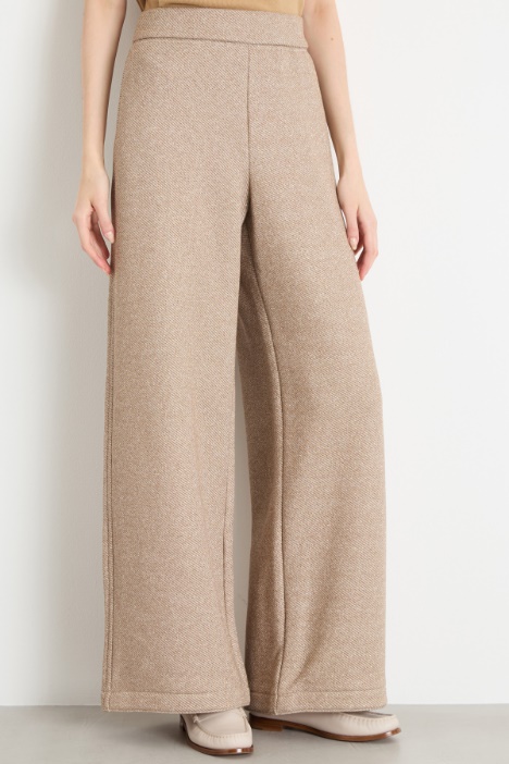 Pantalone ampio in felpa di cotone