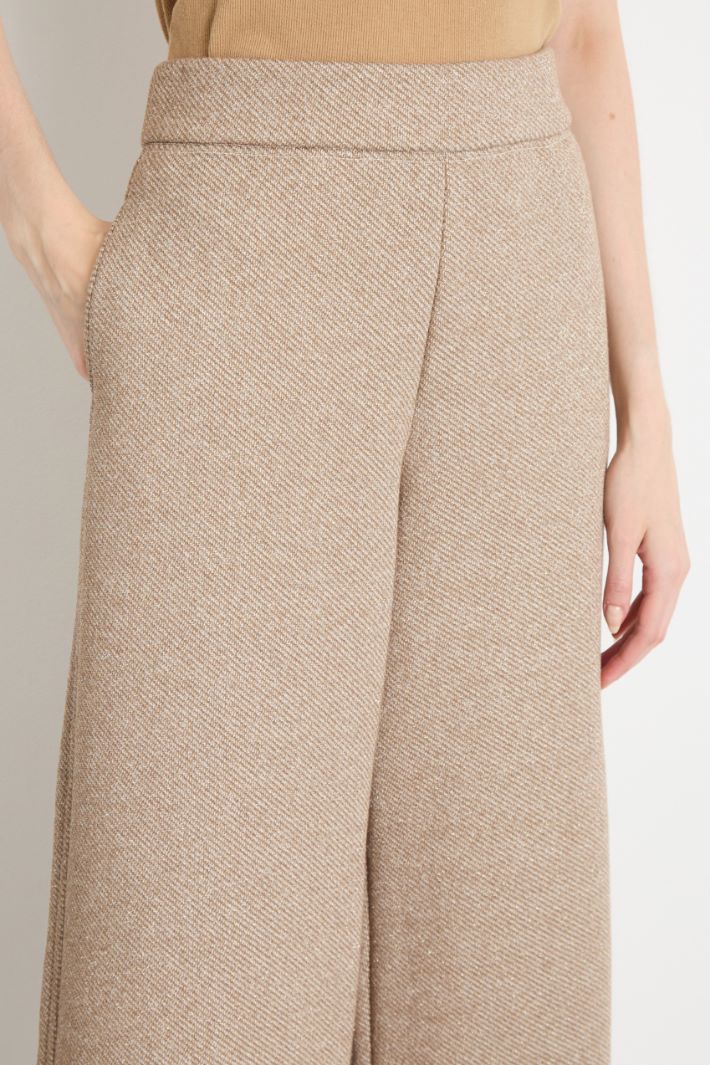 Pantalone ampio in felpa di cotone Intrend - 3