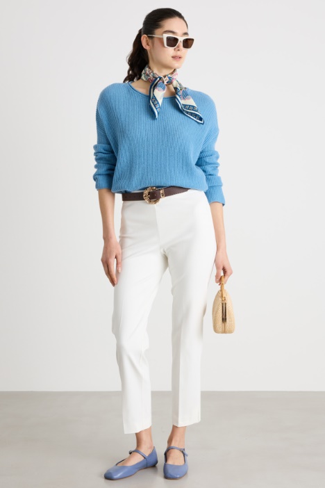 Pantaloni skinny fit in jersey Intrend