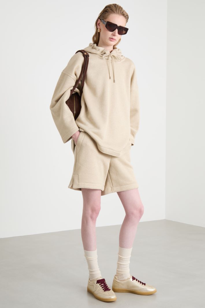 Fleece Bermuda shorts Intrend