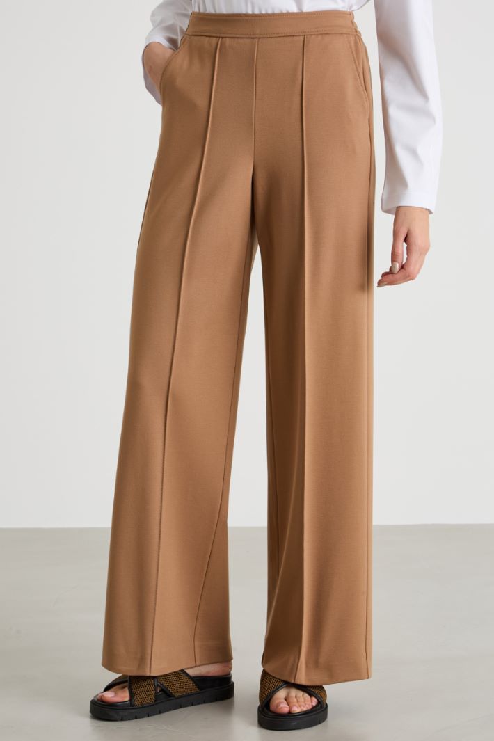 Wide-leg jersey trousers Intrend - 2