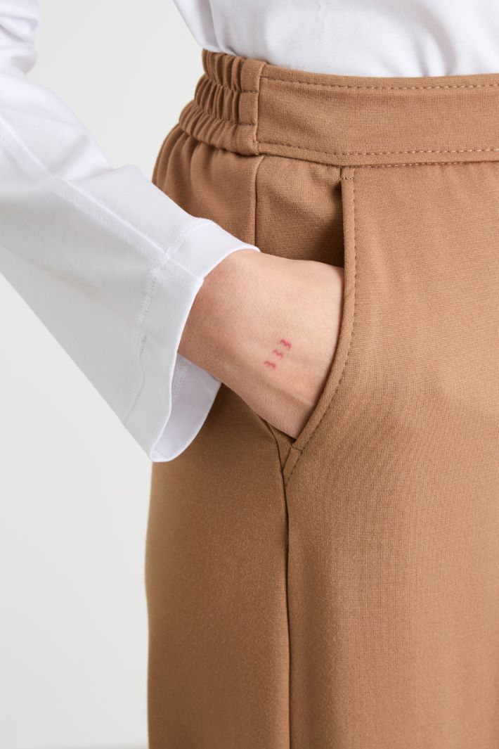 Wide-leg jersey trousers Intrend - 3