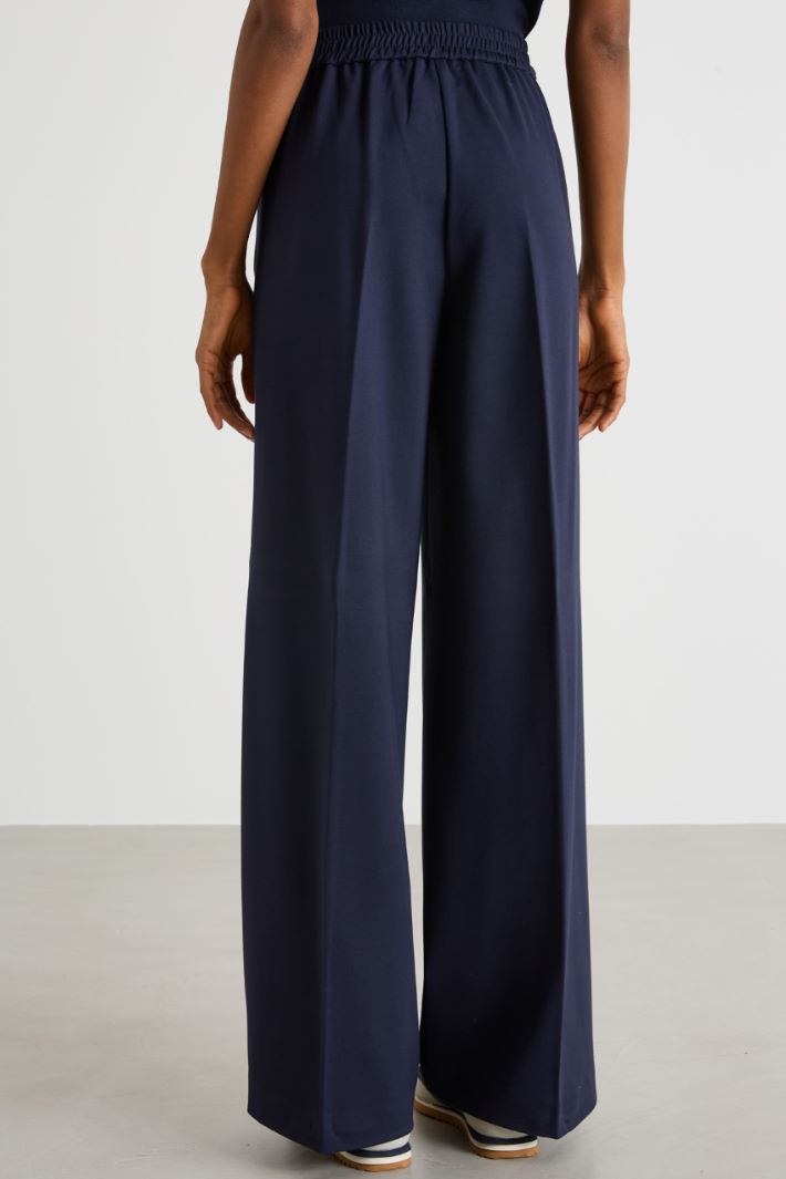 Wide-leg jersey trousers Intrend - 4