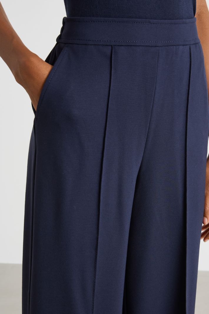 Wide-leg jersey trousers Intrend - 3