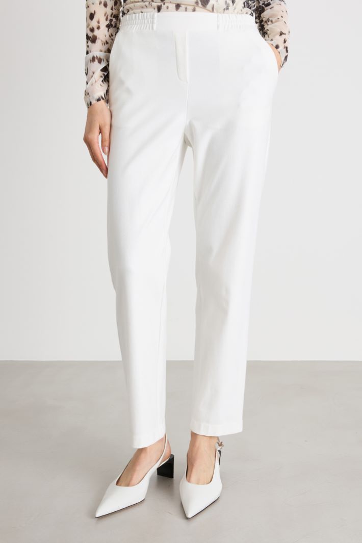 Pantaloni in jersey effetto jeans Intrend - 2