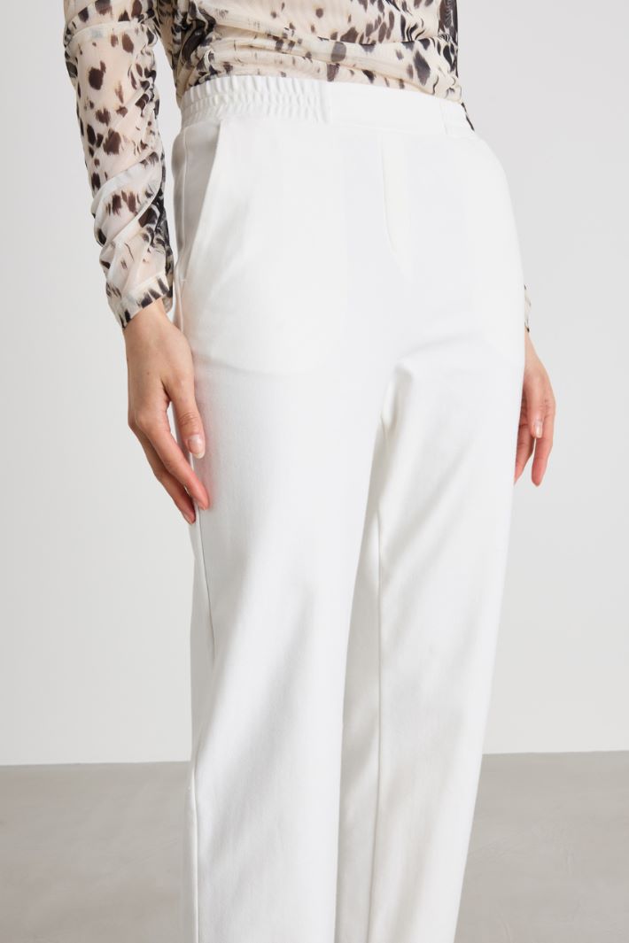 Pantaloni in jersey effetto jeans Intrend - 3