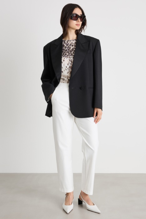 Pantaloni in jersey effetto jeans Intrend