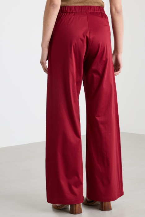 Pantalón amplio de punto