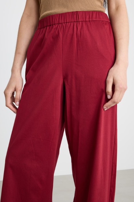 Pantalón amplio de punto