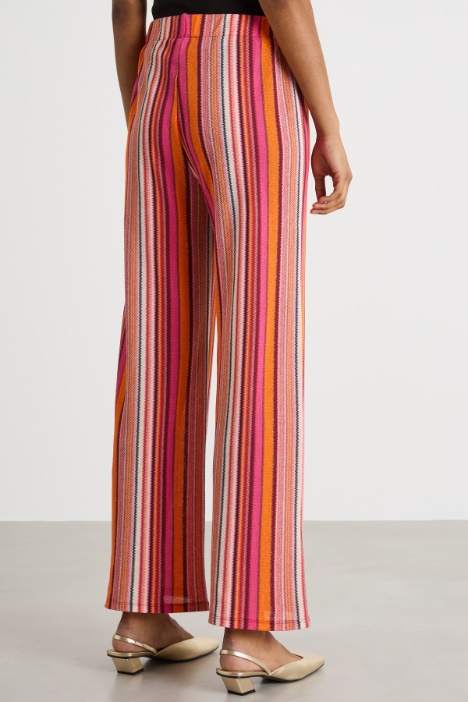 Pantalón de punto estampado