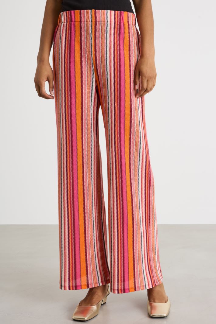 Printed jersey trousers Intrend - 2