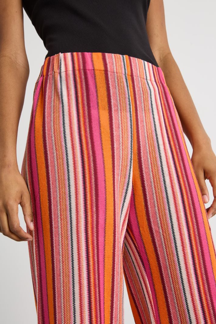 Printed jersey trousers Intrend - 3