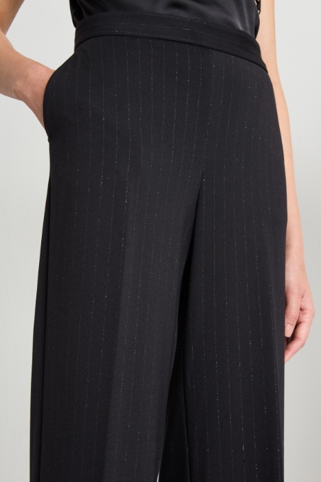 Pantalone in jersey gessato