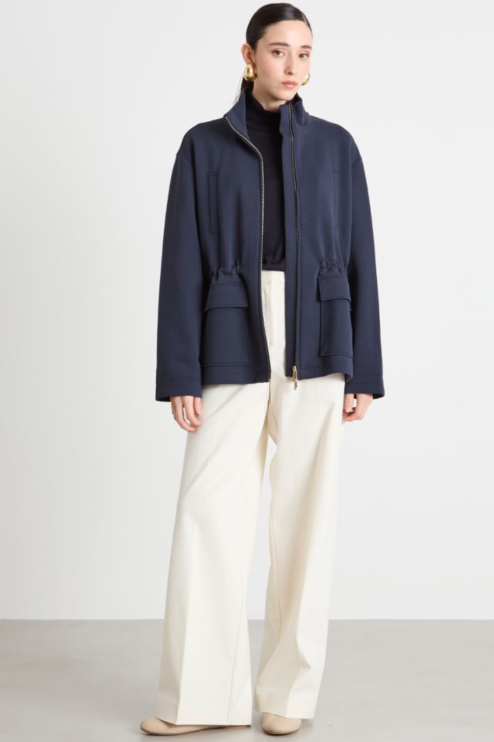 Parka in jersey piqué Intrend