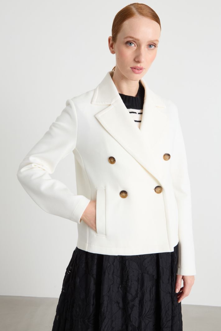 Cabán de punto piqué Intrend - 2