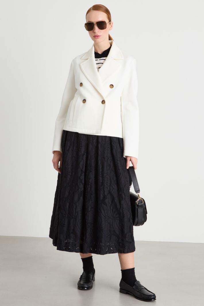 Cabán de punto piqué Intrend