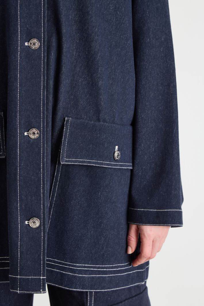 Giacca ampia in jersey Intrend - 3