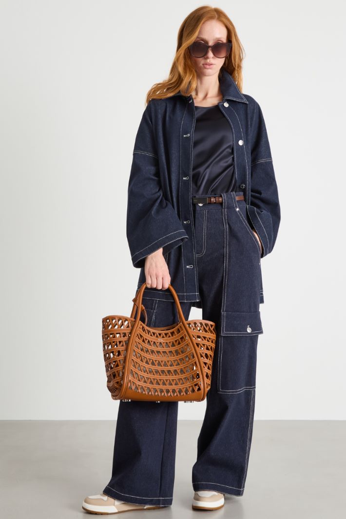 Giacca ampia in jersey Intrend