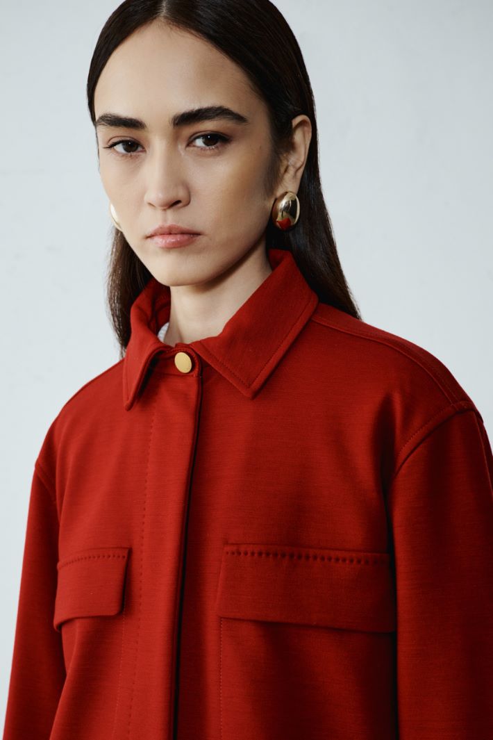 Single-breasted shirt jacket Intrend - 6