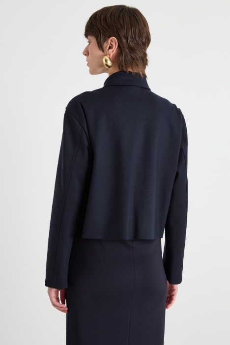 Giacca monopetto a camicia