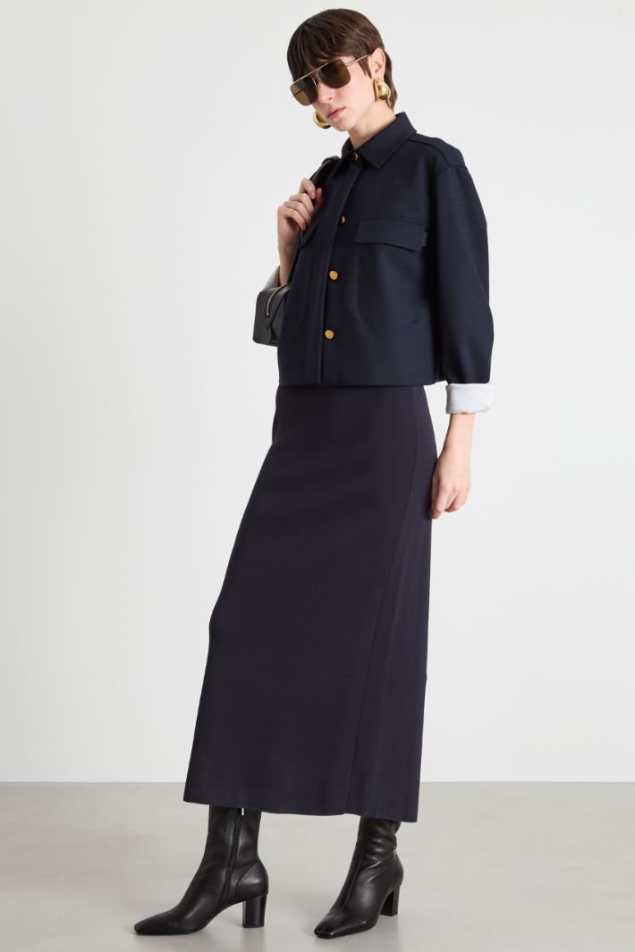 Single-breasted shirt jacket Intrend