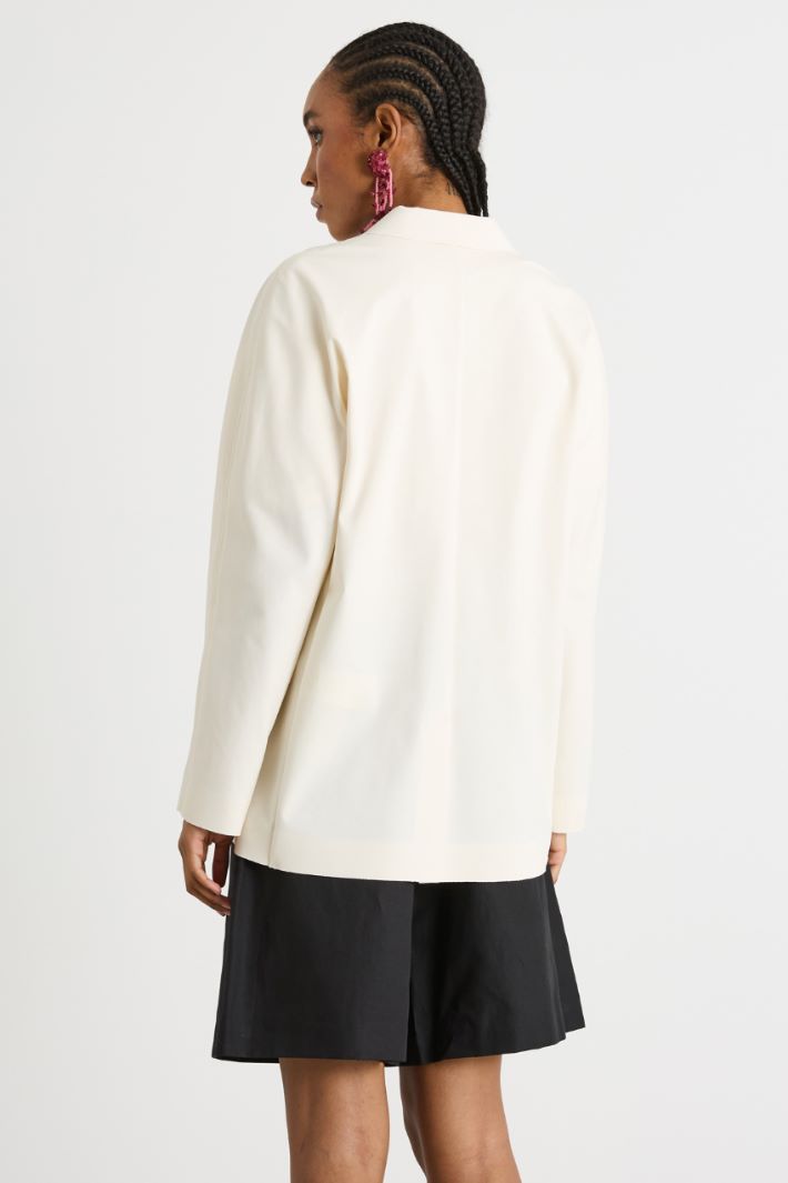 Single-breasted jersey blazer Intrend - 4