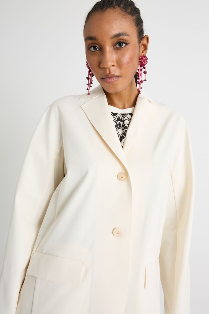 Single-breasted jersey blazer Intrend - 3