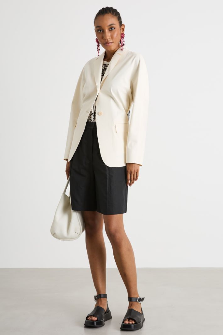 Single-breasted jersey blazer Intrend