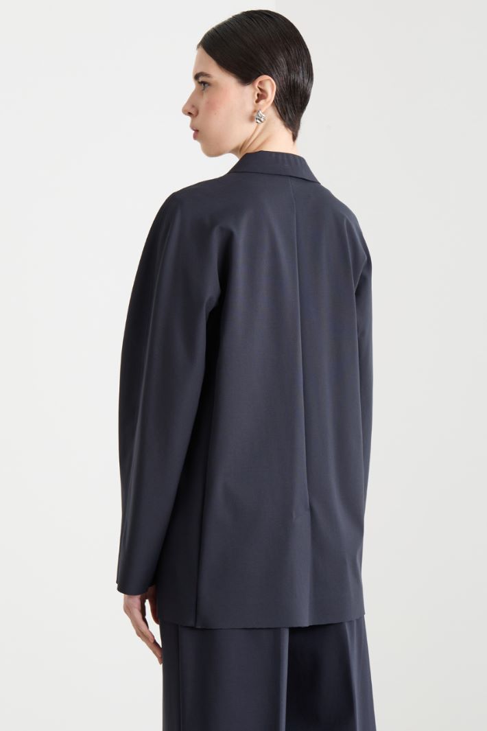 Single-breasted jersey blazer Intrend - 4