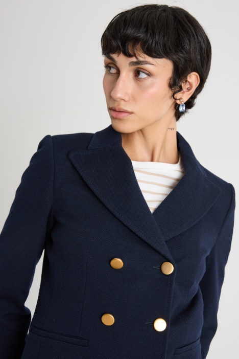 Blazer cruzado de punto