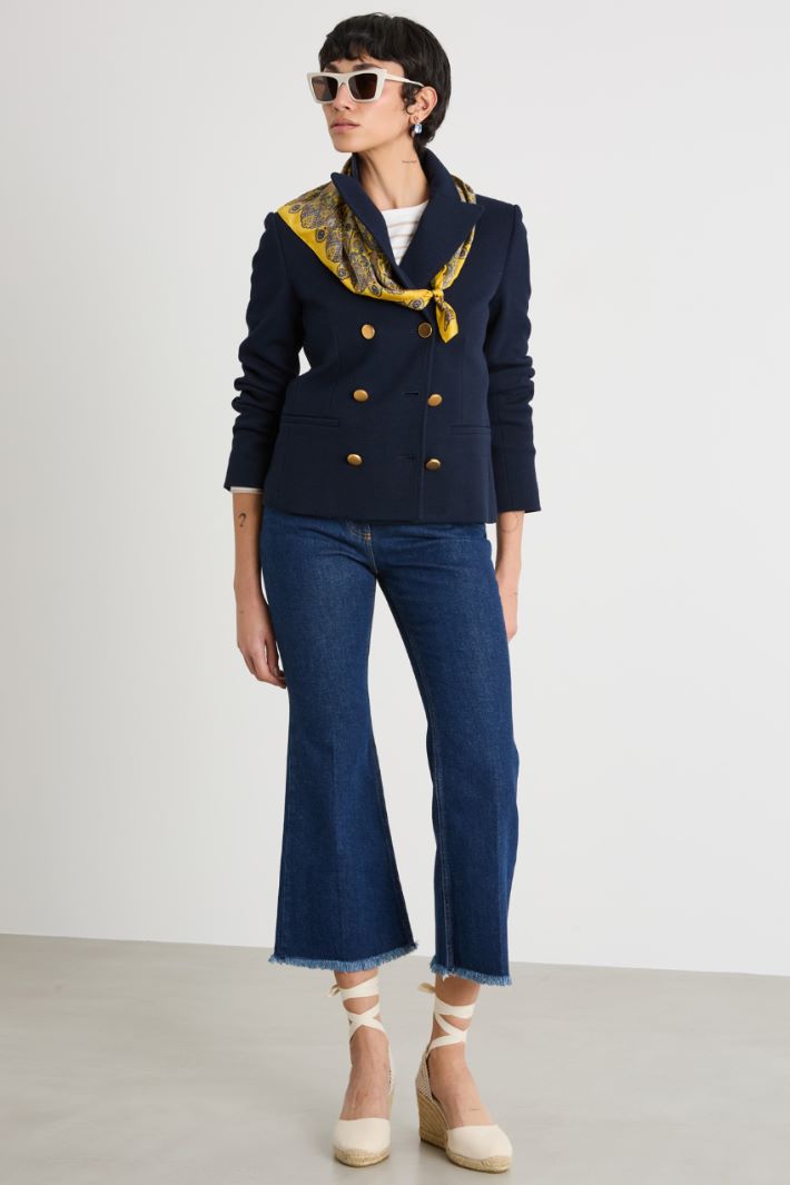 Blazer doppiopetto in jersey Intrend