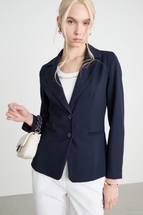 Slim-fit jersey blazer Intrend