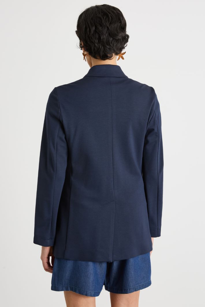 Double-breasted peak-lapel blazer Intrend - 4