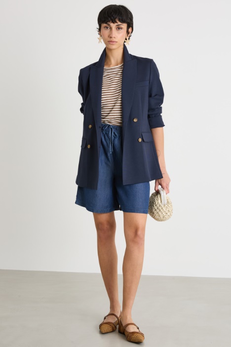 Double-breasted peak-lapel blazer Intrend