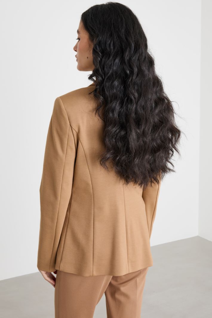 Blazer in jersey stretch Intrend - 4