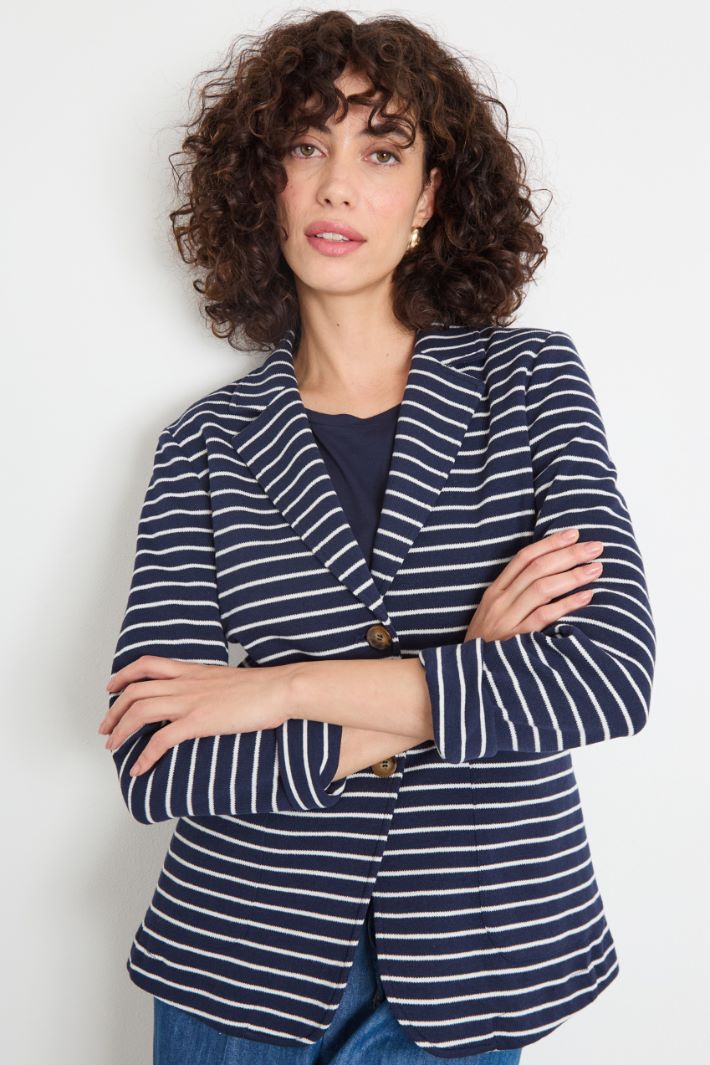 Piqué jersey blazer Intrend - 2