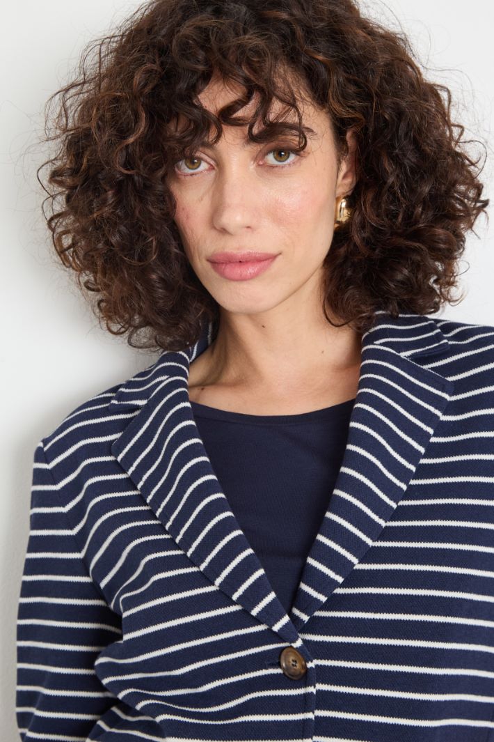 Piqué jersey blazer Intrend - 3