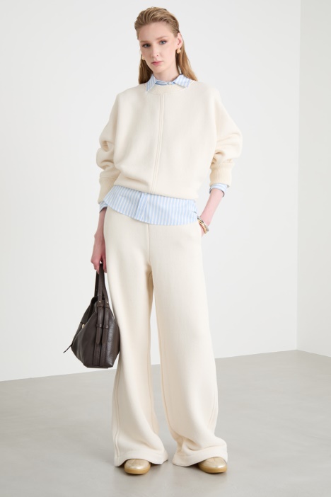 Felpa girocollo boxy Intrend