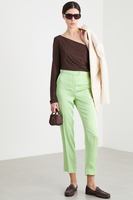 Top monospalla in jersey Intrend