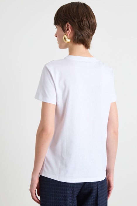 Camiseta de punto con bordado